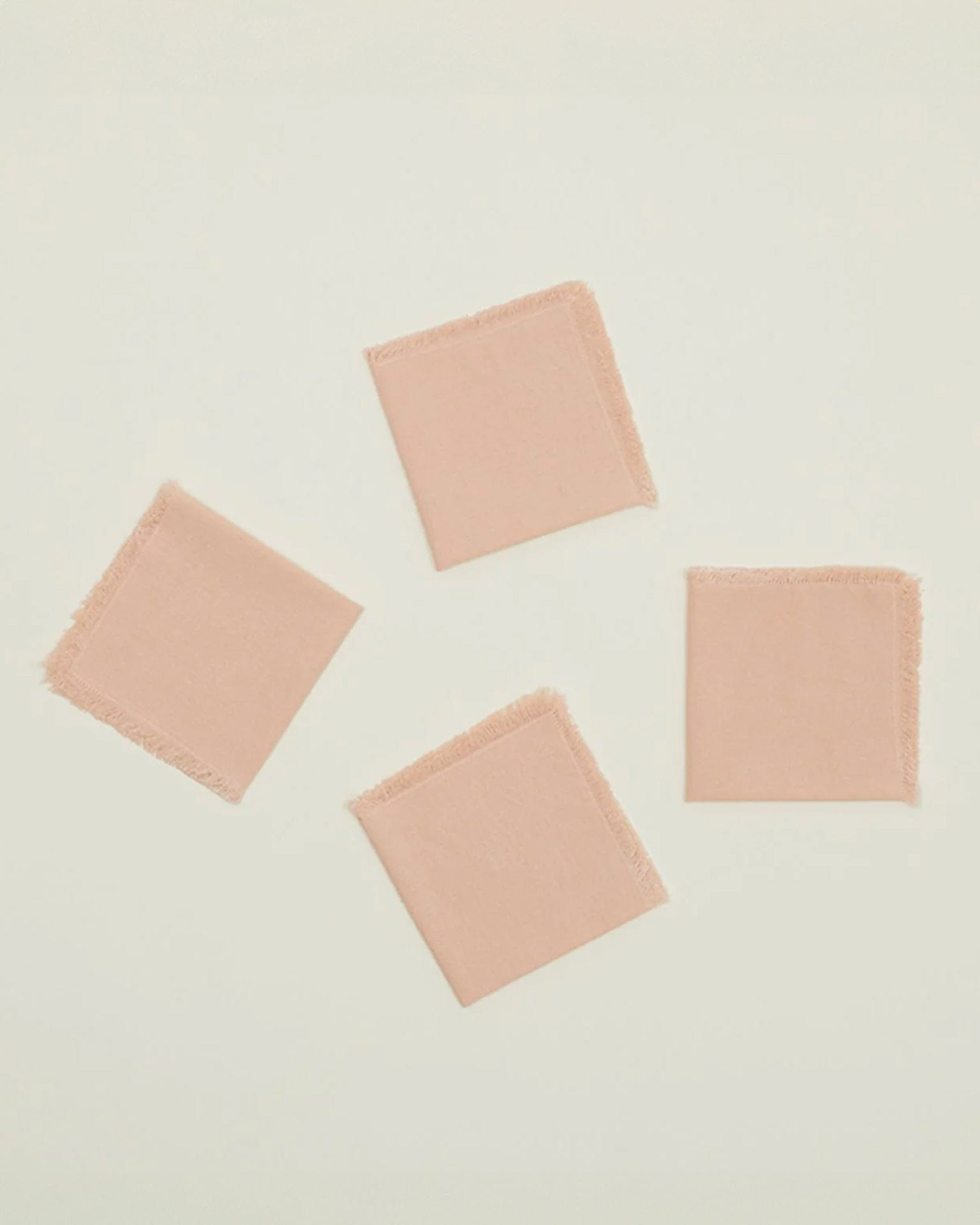 Essential Cocktail Napkins in Blush - Set of 4