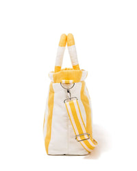Cloud Cooler Tote Bag - Crew Mimosa Yellow Stripe