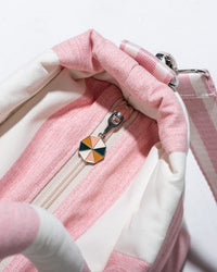 Cloud Cooler Tote Bag - Crew Pink Stripe