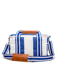 Premium Cooler Bag - Crew Mediterranean Blue Stripe