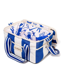 Premium Cooler Bag - Crew Mediterranean Blue Stripe