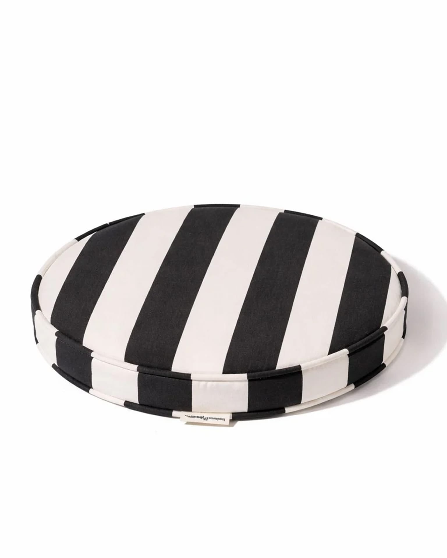 Circular Pillow - Crew Vintage Black Stripe