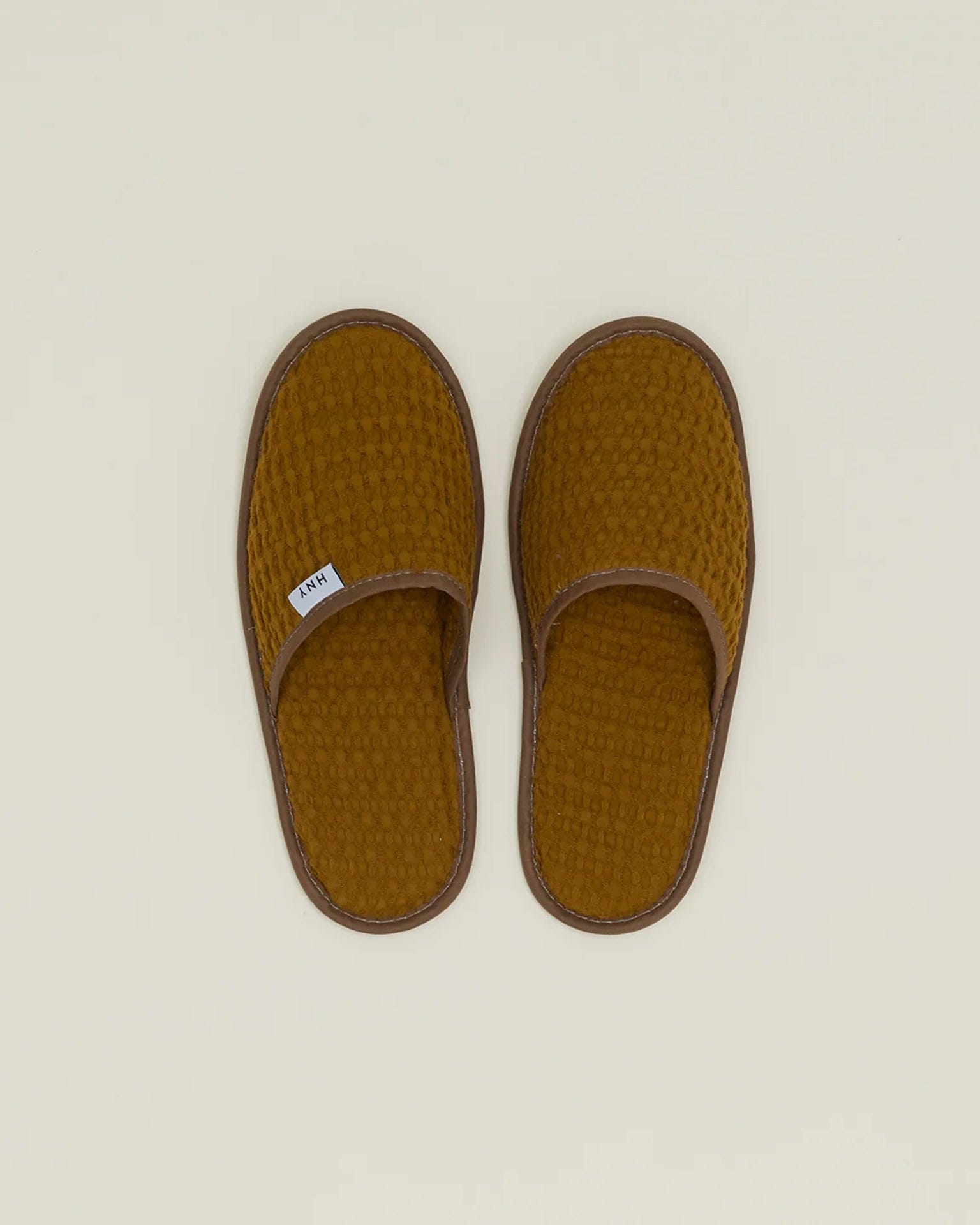 Simple Waffle Slippers in Bronze
