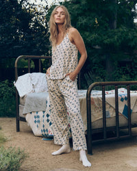 The Jersey Easy Sleep Pant in Indigo Rose