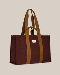 Shopper Bag No 46 in Canvas Garnet