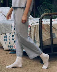 The Eyelet Easy Sleep Pant in Rainwater