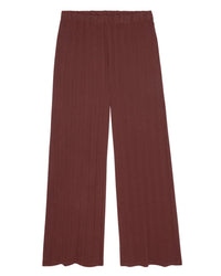 The Wide Leg Sleep Pant in Maroon