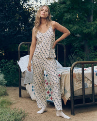 The Jersey Easy Sleep Pant in Indigo Rose