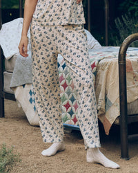 The Jersey Easy Sleep Pant in Indigo Rose