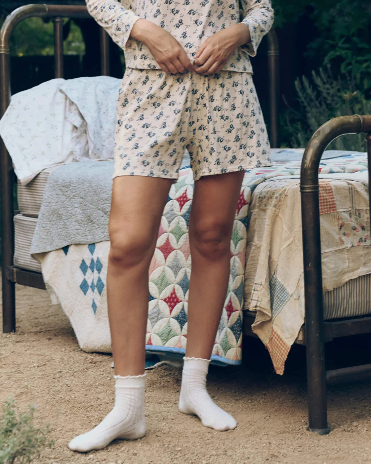 The Jersey Boxer Short in Indigo Rose