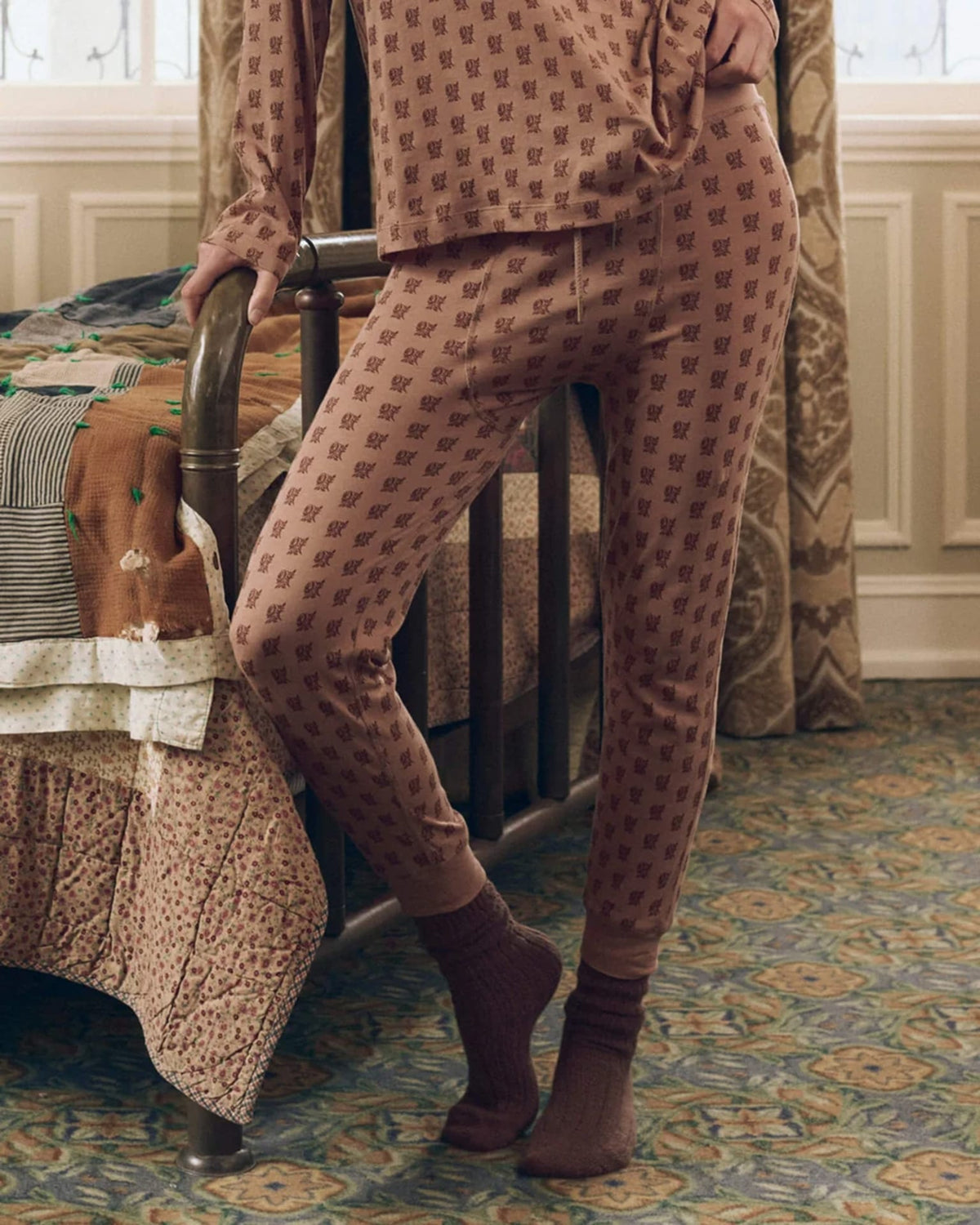 The Long John in Rose Print