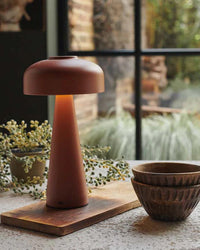Abigail Ahern Adelaide LED Lamp in Terracotta