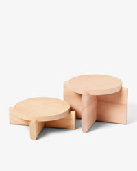 Areaware Home Pedestal Set - Natural - 2pcs
