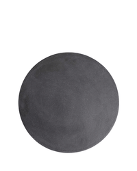 The Bergs Potter 9.8 inch Rolling Stone Plant Trolley in Grey Terrazzo, featuring a smooth, round, and minimalist design, is shown on a white background.