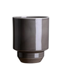 Bergs Potter Hoff Glazed 5.5 inch Pot in Pearl Grey