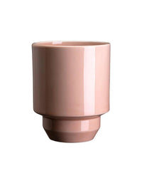 Bergs Potter Hoff Glazed 5.5 inch Pot in Quartz Rose