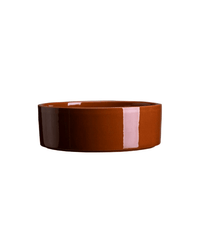 Bergs Potter Hoff Glazed 5.5 inch Saucer in Rusty Red