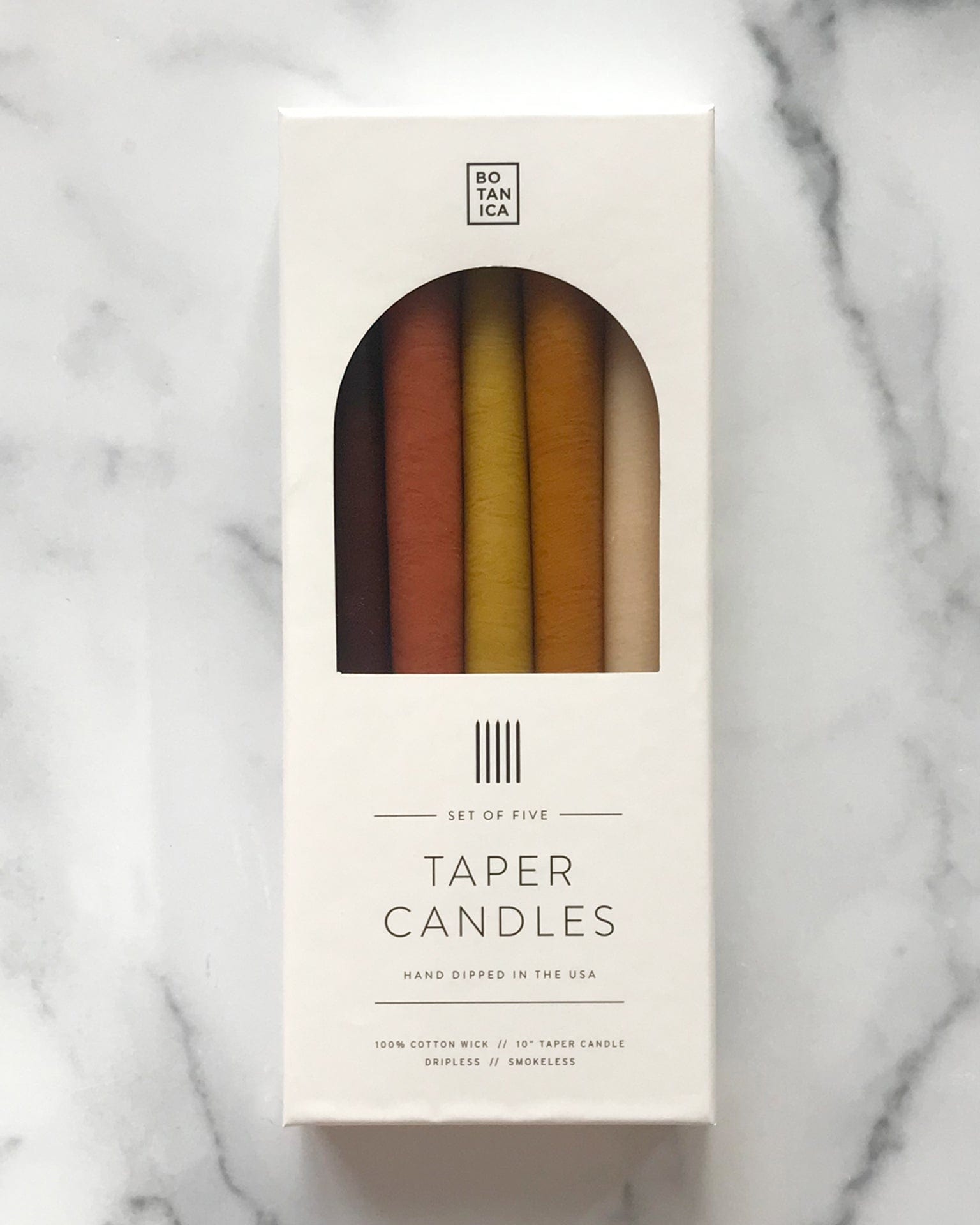 Zodiac Taper Candles in Earth