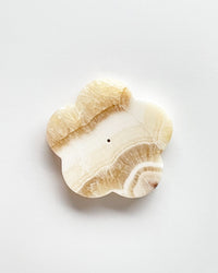 BOTANICA Fower Incense Burner in Creamy Onyx