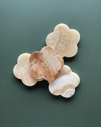 BOTANICA Fower Incense Burner in Creamy Onyx