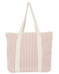 Business & Pleasure Co Home Beach Bag - Laurens Pink Stripe