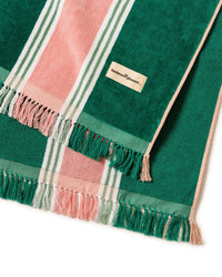 Business & Pleasure Co Beach Blanket - Bistro Green Stripe