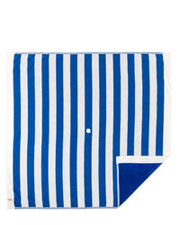 Business & Pleasure Co Beach Blanket - Crew Mediterranean Blue Stripe