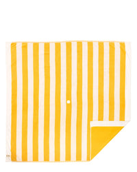 Business & Pleasure Co Beach Blanket - Crew Mimosa Yellow Stripe