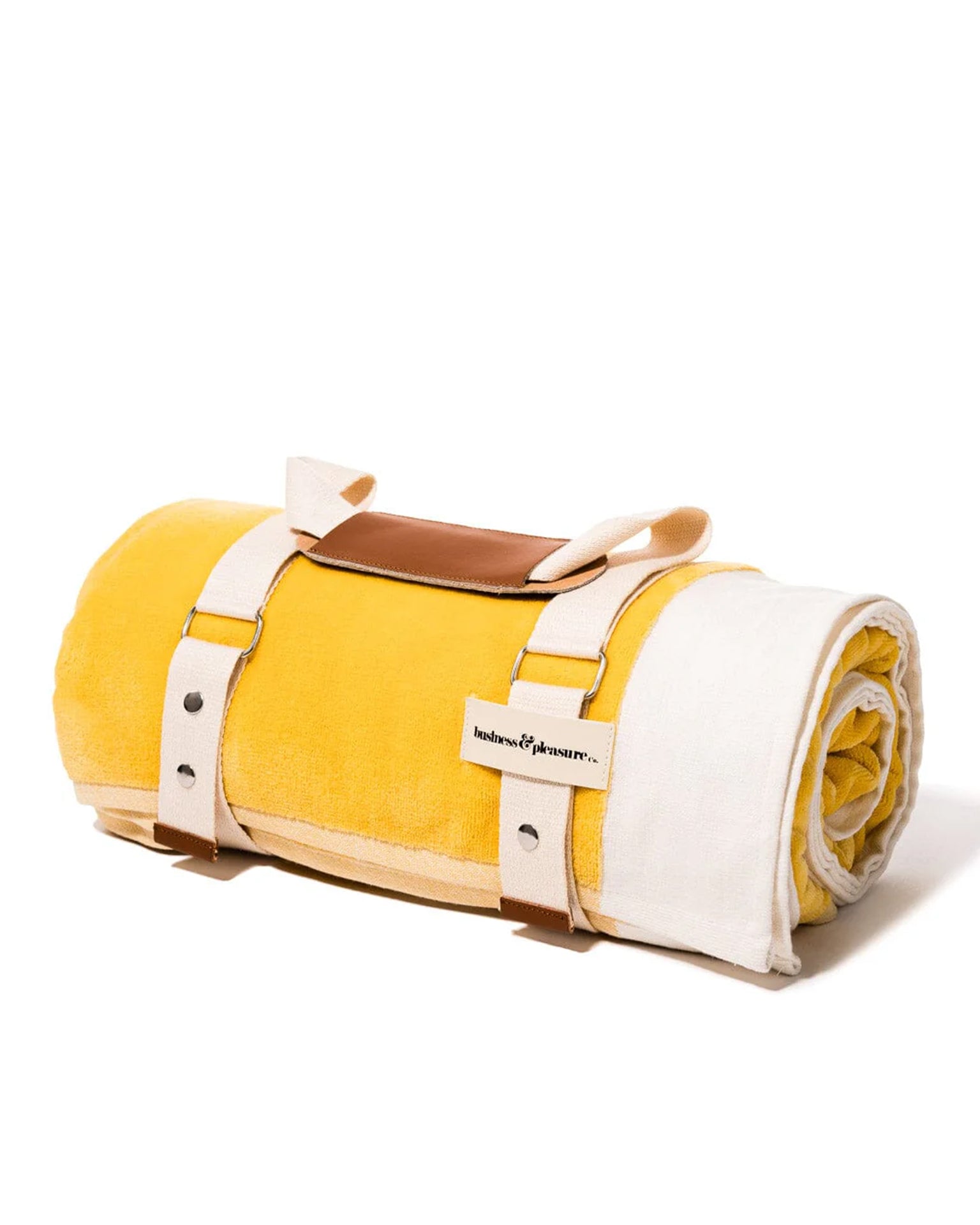 Beach Blanket - Crew Mimosa Yellow Stripe