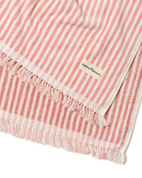 Business & Pleasure Co Home Beach Blanket - Laurens Pink Stripe