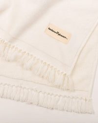 Business & Pleasure Co Beach Towel - Antique White