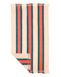 Business & Pleasure Co Beach Towel - Bistro Dusty Pink Stripe