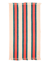 Business & Pleasure Co Beach Towel - Bistro Dusty Pink Stripe