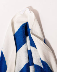 Business & Pleasure Co Beach Towel - Crew Mediterranean Blue Stripe