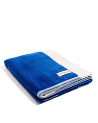 Business & Pleasure Co Beach Towel - Crew Mediterranean Blue Stripe