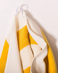 Business & Pleasure Co Beach Towel - Crew Mimosa Yellow Stripe