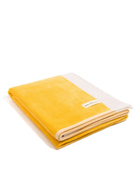 Business & Pleasure Co Beach Towel - Crew Mimosa Yellow Stripe