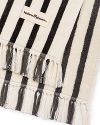 Business & Pleasure Co Beach Towel - Laurens Navy Stripe