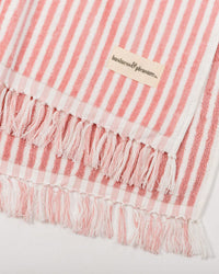 Business & Pleasure Co Beach Towel - Laurens Pink Stripe