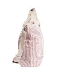 Business & Pleasure Co Cooler Tote Bag - Laurens Pink Stripe