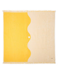 Business & Pleasure Co Holiday Beach Blanket - Ocean Mimosa Stripe