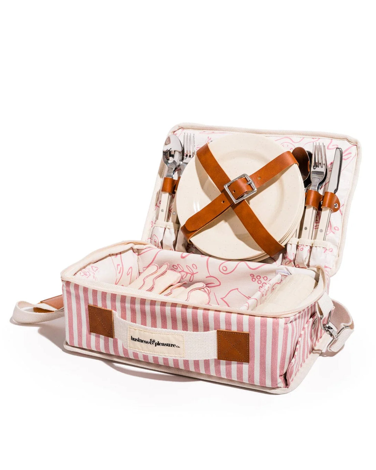 Picnic Set - Laurens Pink Stripe
