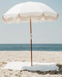 Business & Pleasure Co Premium Beach Umbrella - Antique White