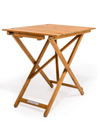 Business & Pleasure Co Tall Folding Table - Teakwood