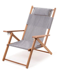 Business & Pleasure Co Tommy Chair - Laurens Navy Stripe