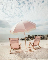 Business & Pleasure Co Tommy Chair - Laurens Pink Stripe