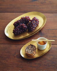 Fog Linen Work Brass Oval Tray - Various Sizes