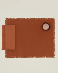 Hawkins New York Essential Dinner Napkins in Terracotta - Set of 4