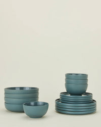 Hawkins New York Essential Dinnerware in Peacock - 16 Piece Set