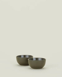 Hawkins New York Essential Extra Small Bowls S/2 in Olive